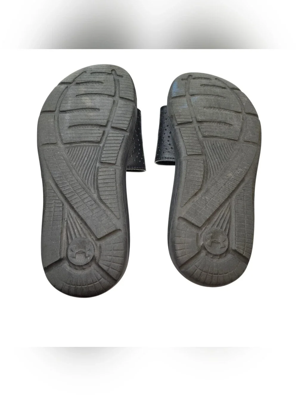 Under Armour Freedom Black Slides Sandals 7 Mens
